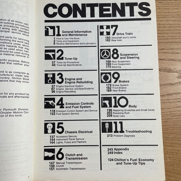 Chiltons Dodge Plymouth Vans 1967-80 Tune Up Guide Book #6934 Shop Manual Repair - Picture 5 of 5